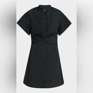 Rag & bone black Gretchen Poplin dress